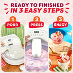 Chill Ice Cream Maker with ‑In Compressor, No Pre‑Freezing, Real Ice Cream in Minutes*, Gelato, Sorbet, Rolled, Non‑Dairy, Mix‑Ins, Easy Clean Up, Quiet, Makes Up to 2 Pints