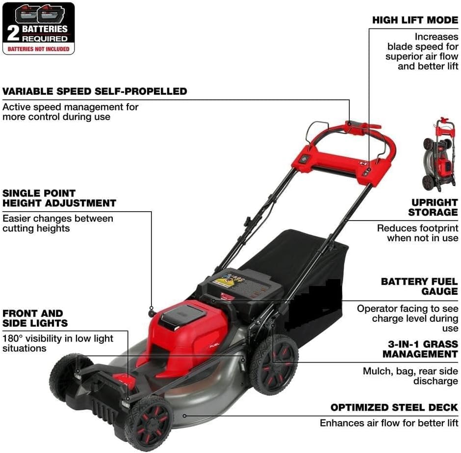 for .d M18 Fuel 21 Inch Self-Propelled Dual Battery Mower (Bare Tool)