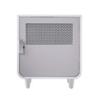Staart Wooden Indoor Pet Crate/Kennel and End Table Console Dcor Furniture- Small 19' x 22' x 22'- Alpine White and Light Gray