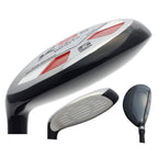 LEFT HANDED Majek Golf +2 inch Over XL Big &amp; Tall Senior Men’s All Hybrid Partial Set: #5, 6, 7, 8, 9, PW Senior Flex Utility “A” Flex Club (Tall 6'3"+ / +2" Over) Premium Men's Arthritic Grip