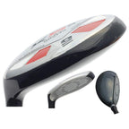 LEFT HANDED Majek Golf +2 inch Over XL Big &amp; Tall Senior Men’s All Hybrid Partial Set: #5, 6, 7, 8, 9, PW Senior Flex Utility “A” Flex Club (Tall 6'3"+ / +2" Over) Premium Men's Arthritic Grip