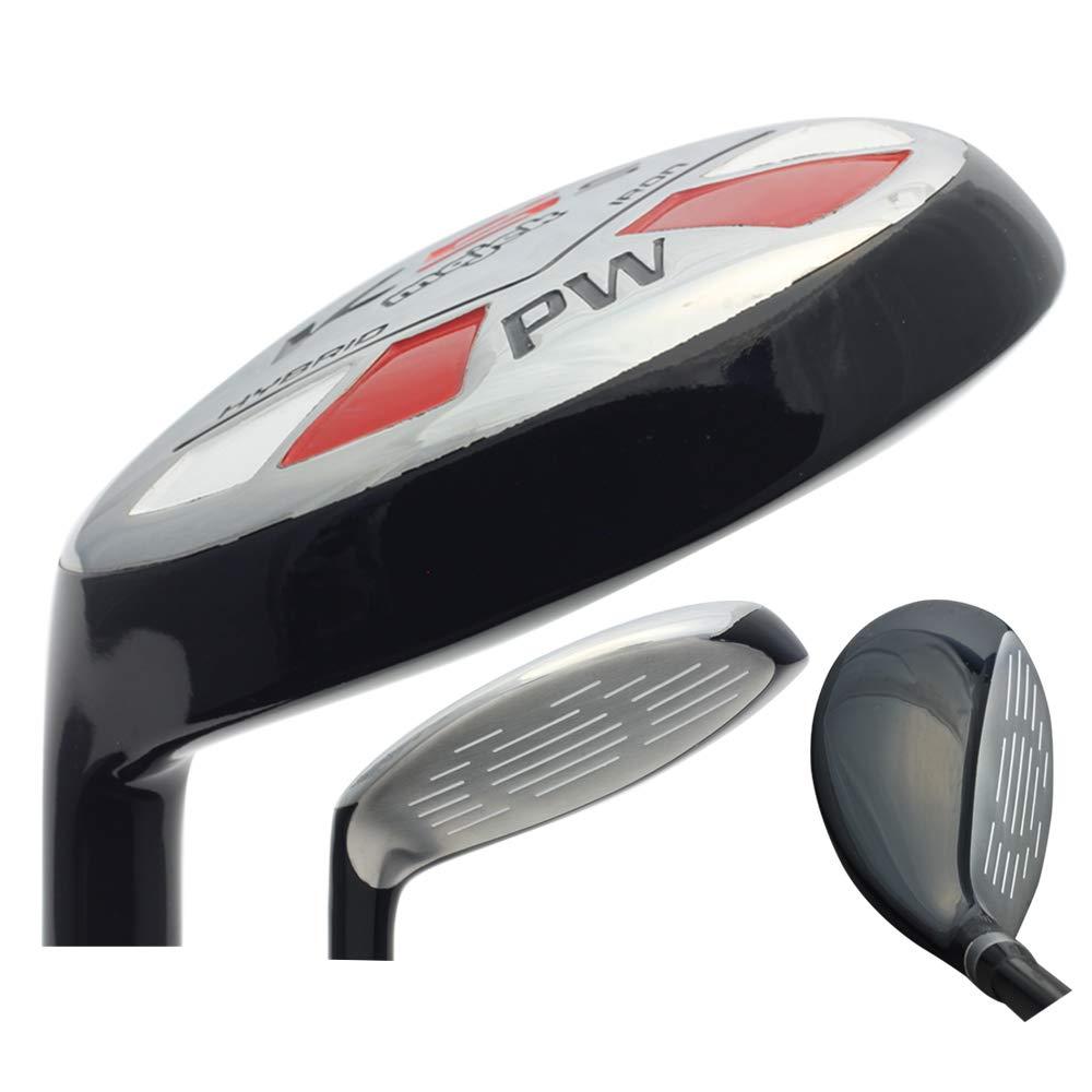 LEFT HANDED Majek Petite Senior Ladies (55+ Years) Golf Clubs All Ladies Hybrid Set Includes: #6, 7, 8, 9, PW Utility L Lady Flex Club (Petite - 5' to 5'3") with Premium Ladies Arthritic Grip
