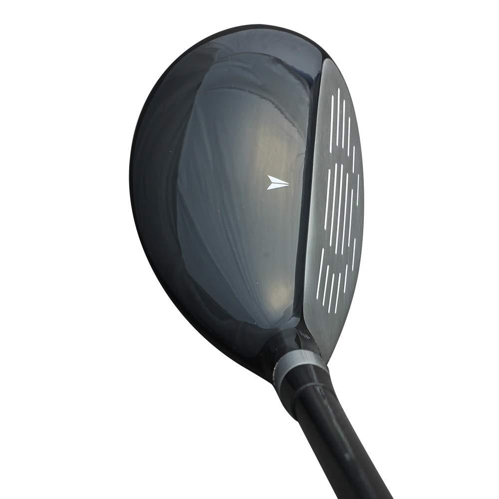 LEFT HANDED Majek Golf +2 inch Over XL Big &amp; Tall Senior Men’s All Hybrid Partial Set: #5, 6, 7, 8, 9, PW Senior Flex Utility “A” Flex Club (Tall 6'3"+ / +2" Over) Premium Men's Arthritic Grip