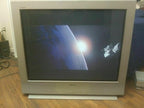 sony trinitron 36" retro gaming monitor crt kv-36fs12 4 av inputs with remote!