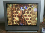sony trinitron 36" retro gaming monitor crt kv-36fs12 4 av inputs with remote!
