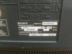 sony trinitron 36" retro gaming monitor crt kv-36fs12 4 av inputs with remote!