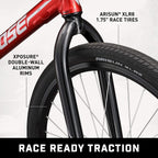 Mongoose Title 24 BMX Race Bike, 24-inch Wheels, Beginner or Returning Riders, Lightweight Tectonic T1 Aluminum Frame and Internal Cable Routing