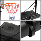 SalonMore Portable Basketball Hoop, 7-10 ft Height Adjustable Indoor/Outdoor Basketball Stand