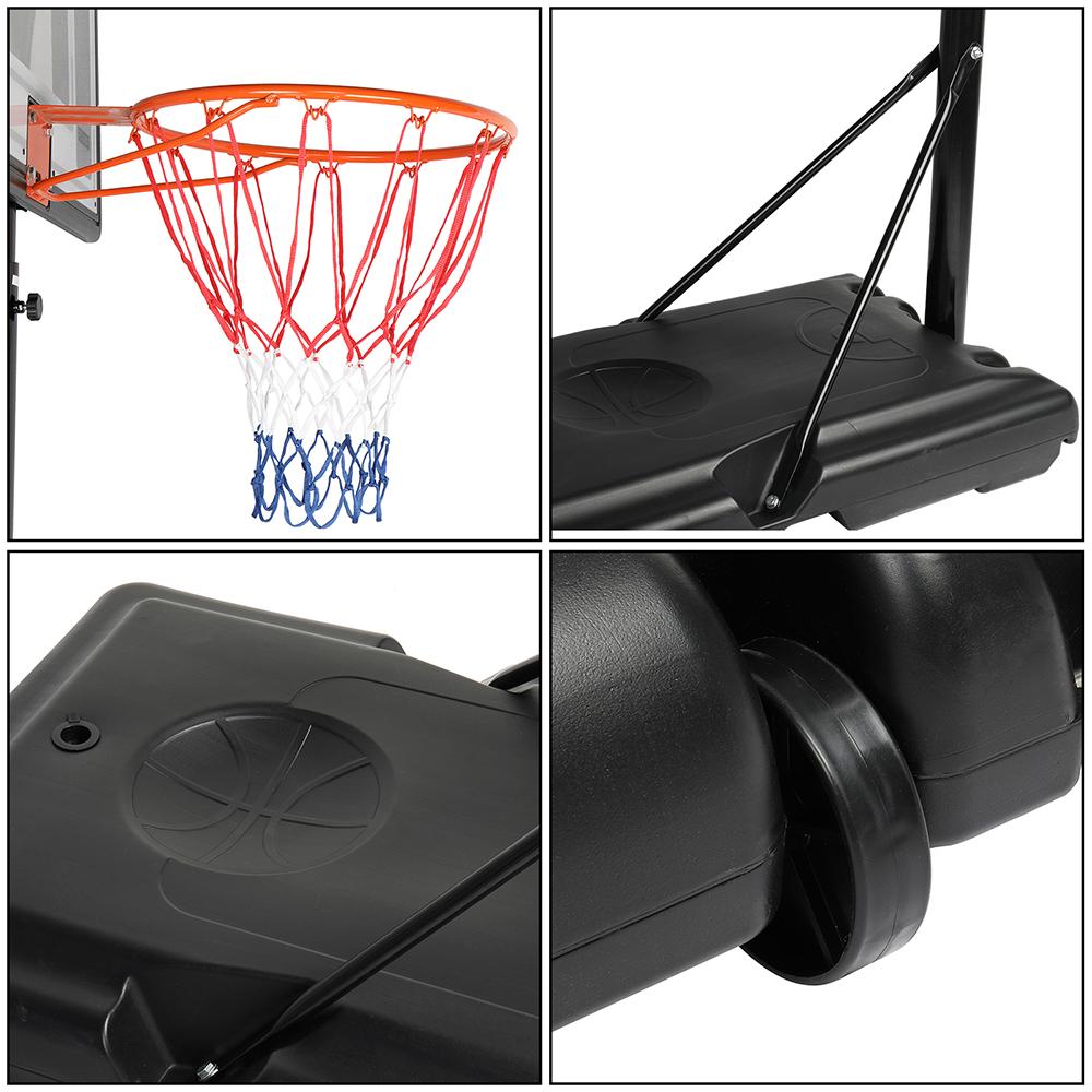 SalonMore Portable Basketball Hoop, 7-10 ft Height Adjustable Indoor/Outdoor Basketball Stand