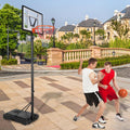 UBesGoo Kids Youth Portable Basketball Hoop, 6.9'-10' Height Adjustable Basketball Goal Stand, with 34 Inch PVC Backboard