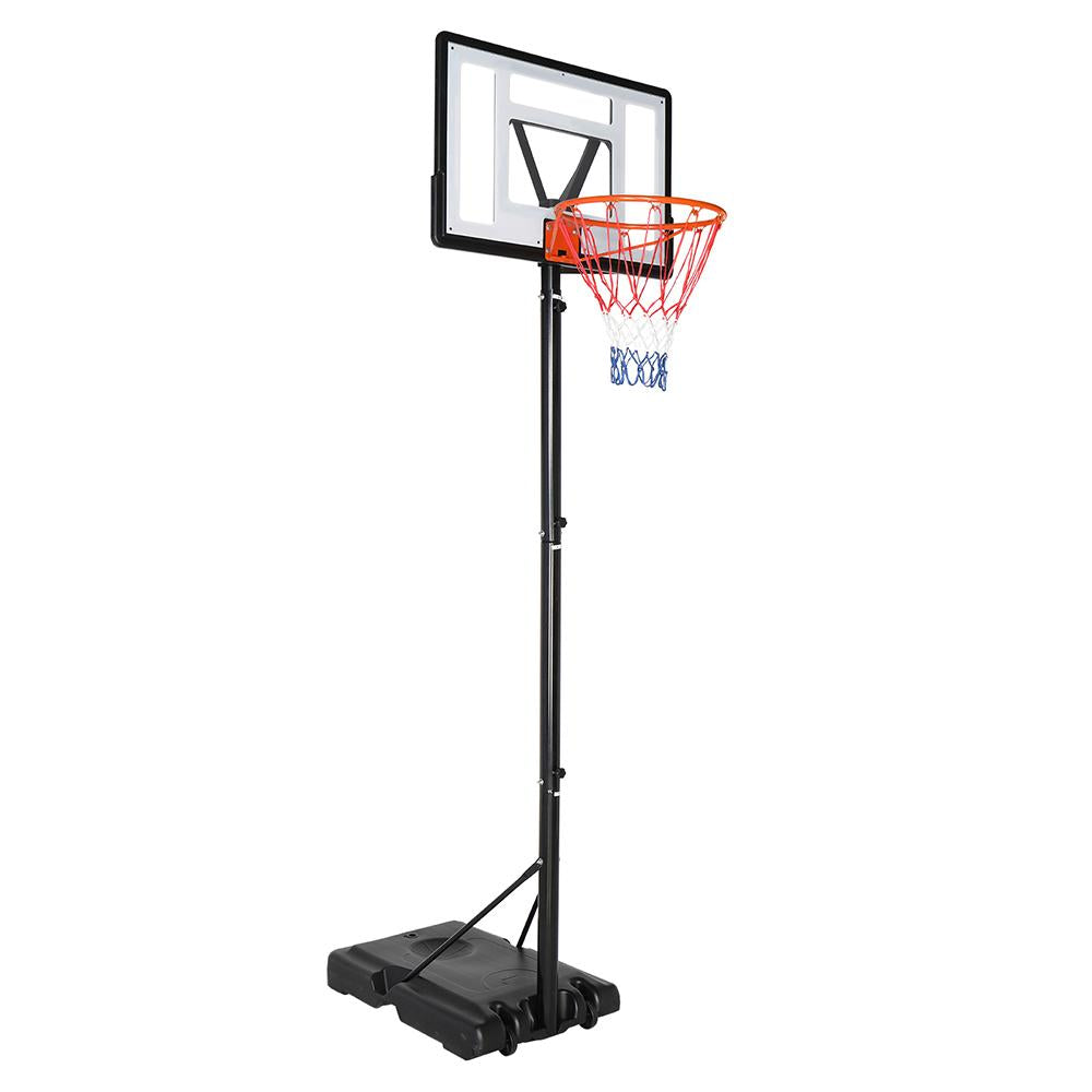 Ktaxon 6.9ft -10ft Height Adjustable Portable Basketball Hoop System, Grow-to-Pro Basketball Stand Net Goal, with Wheels, for Youth Junior Indoor/Outdoor