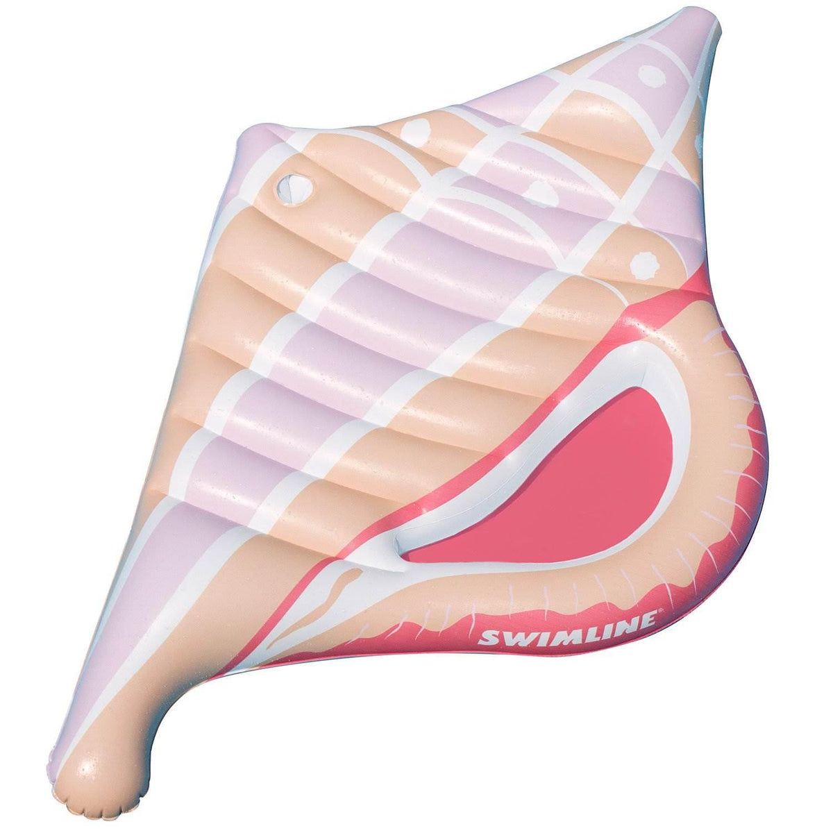 Swimline Inflatable Conch Floating Lounger Raft Mat for Swimming Pool (6 Pack)
