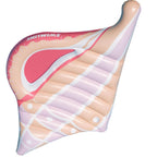 Swimline Inflatable Conch Floating Lounger Raft Mat for Swimming Pool (6 Pack)