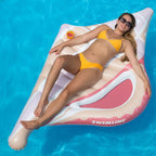Swimline Inflatable Conch Floating Lounger Raft Mat for Swimming Pool (6 Pack)