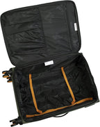 Lykke 32" Softside Checked 8 Wheel Spinner, Black