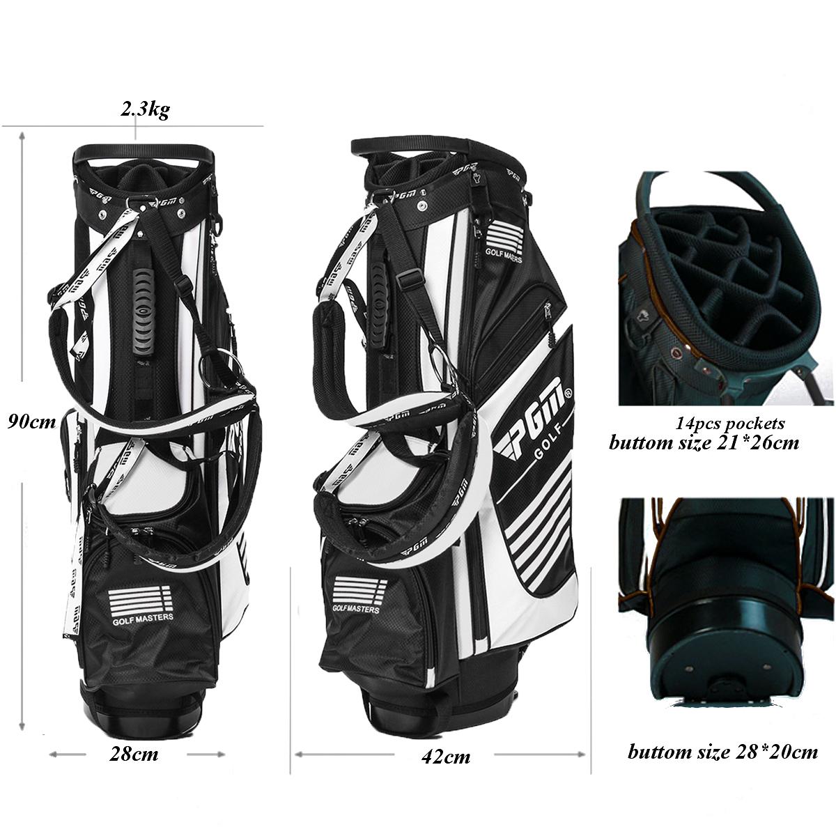 14 Way 36 Inch Divider Golf Bag Golf StoraStand Bag with Padded Shoulder Strap