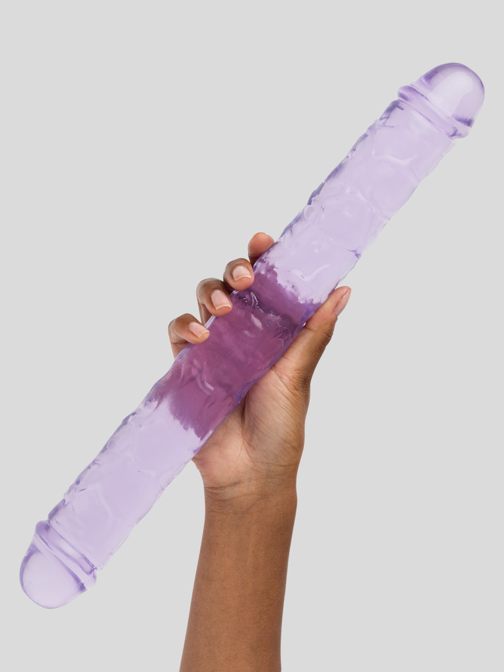 BASICS Realistic Double-Ended Dildo 15 Inch, Purple | Purple