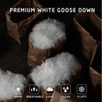 White Down Comforter Duvet Insert