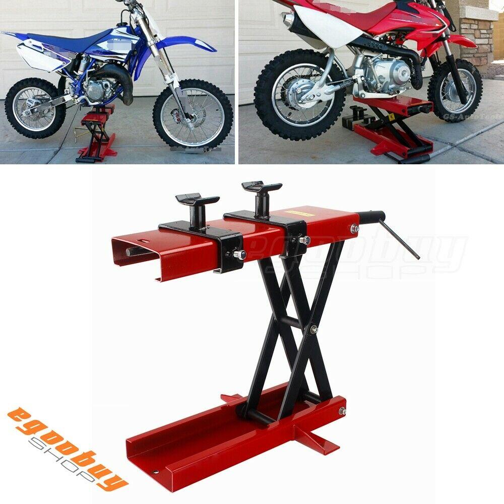1100 LB Universal ATVs Motorcycles Center Scissor Lift Jack Hoist Stand 9.5-50cm