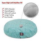 Majestic Pet Teal Native Medium Round Indoor Outdoor Pet Dog Bed with Removable Washable Cover Products