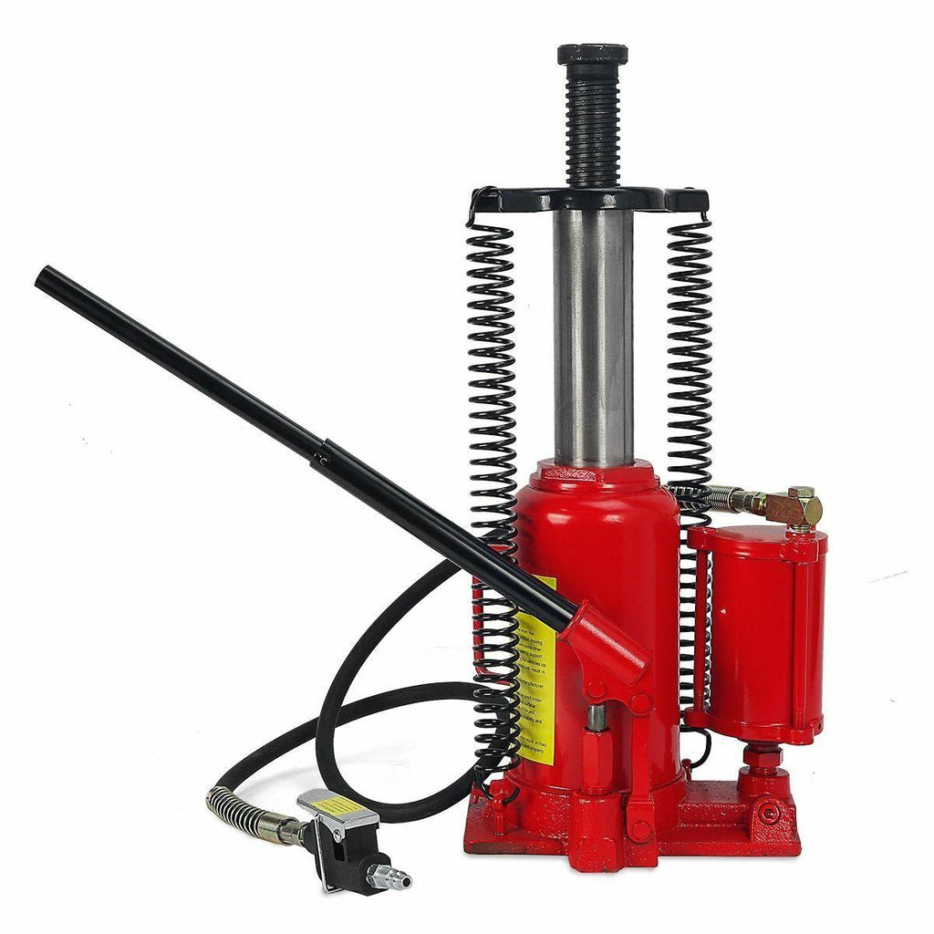 Air Hydraulic Bottle Jack 20 Ton Manual (40000lbs) Auto Truck RV Repair HD
