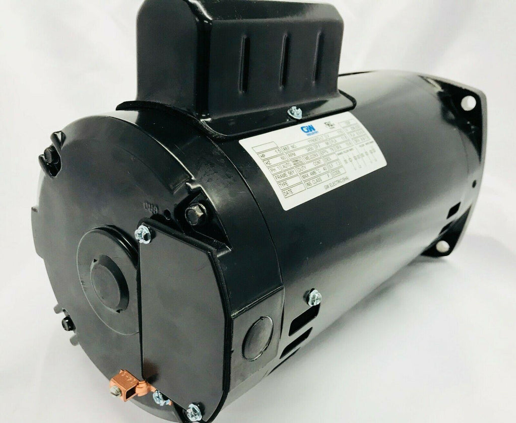 gw refurbished 56y frame square flange pool pump motor 1hp 1.5hp 2hp