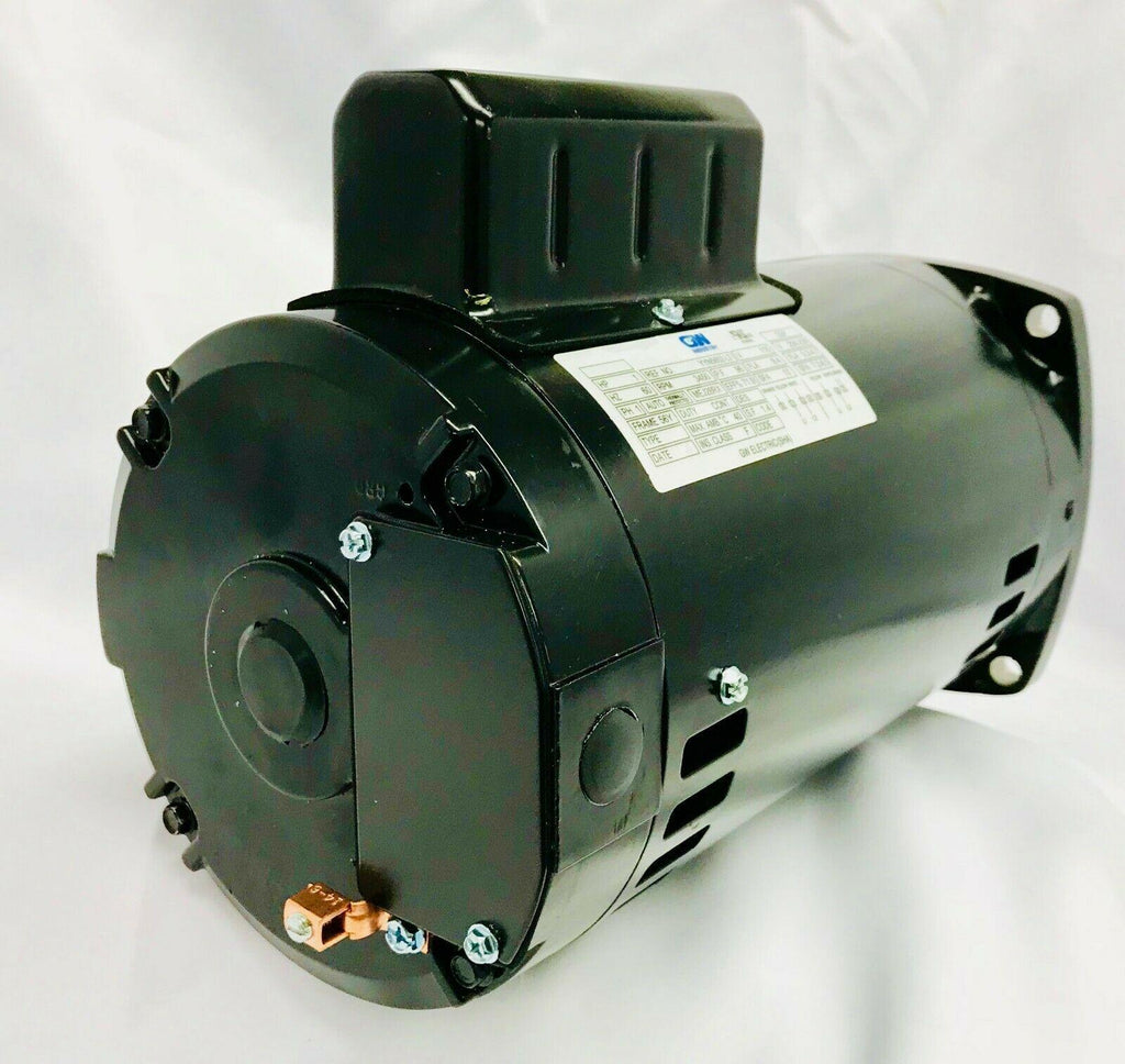 gw refurbished 56y frame square flange pool pump motor 1hp 1.5hp 2hp