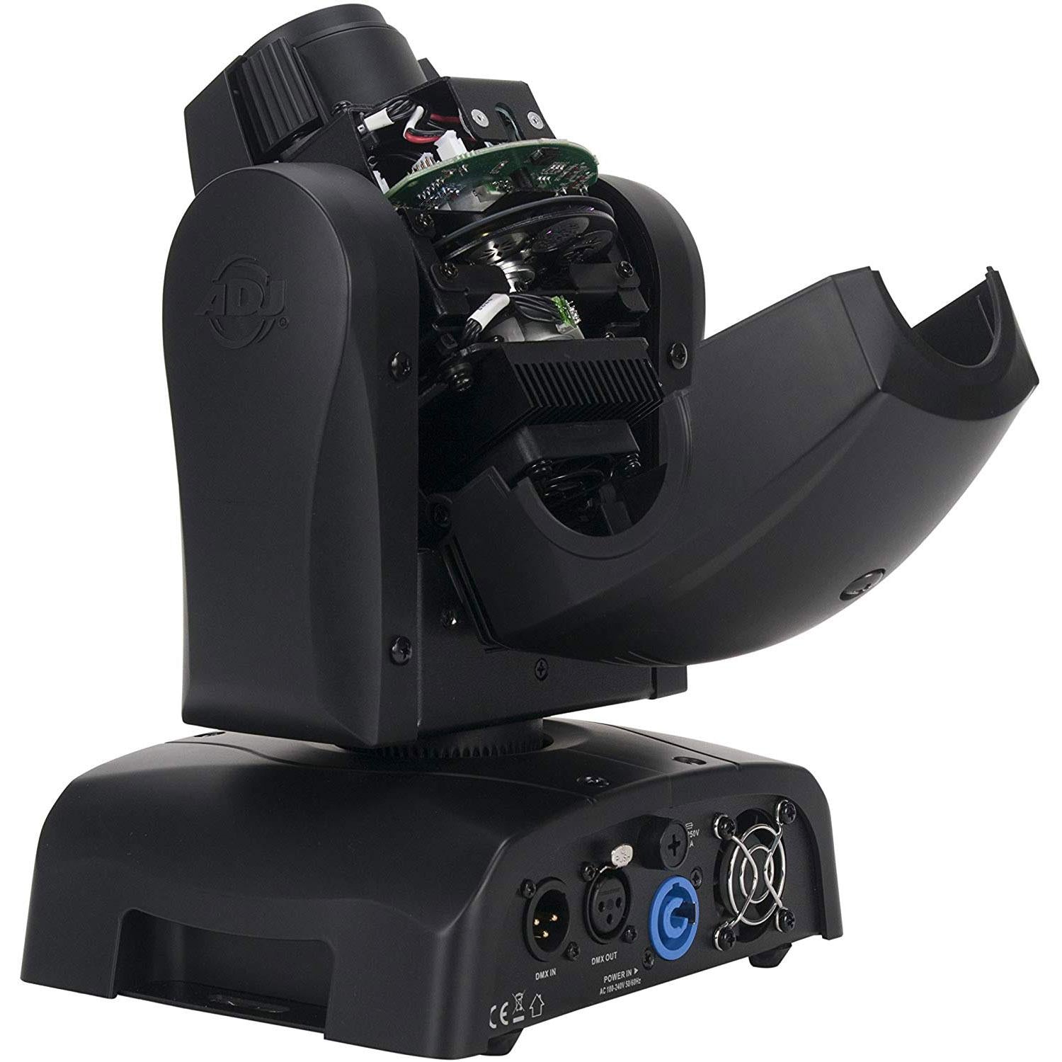 ADJ POCKET PRO 25W Mini Spot Moving Light w/ 7 Colors &amp; Fog Machine &amp; Fog Fluid
