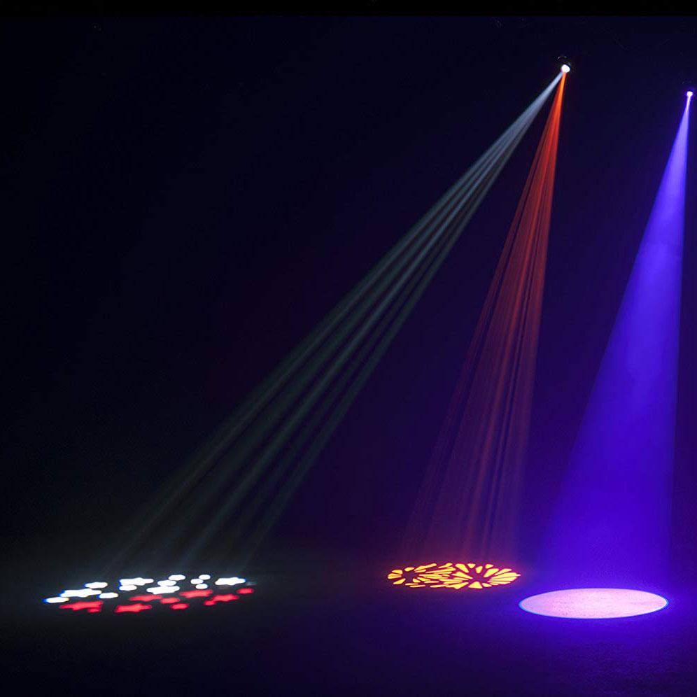 ADJ POCKET PRO 25W Mini Spot Moving Light w/ 7 Colors &amp; Fog Machine &amp; Fog Fluid