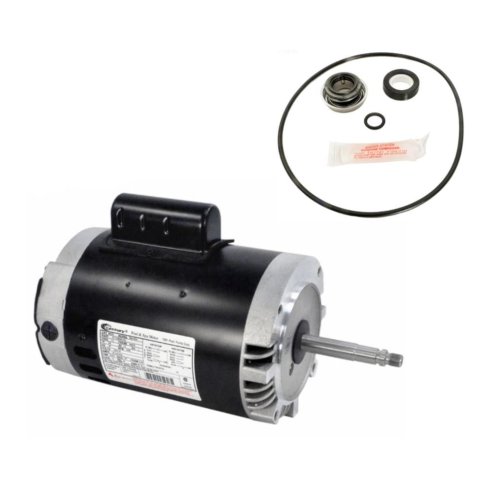 ao smith b625 3/4 hp pool booster pump w/go-kit-71 replcmnt motor polaris pb4-60