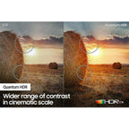 samsung qn70q60aavxza 70 inch qled 4k smart tv(2021) - open box