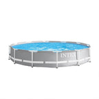 intex 12 ft x 30 in steel frame pool | cover | filter pump | h cartridge 2 pack
