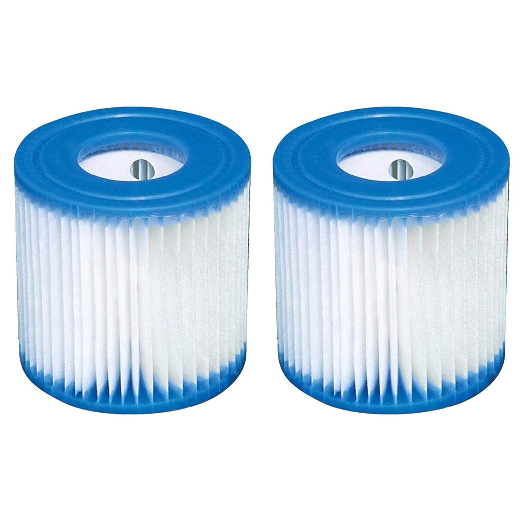 intex 12 ft x 30 in steel frame pool | cover | filter pump | h cartridge 2 pack