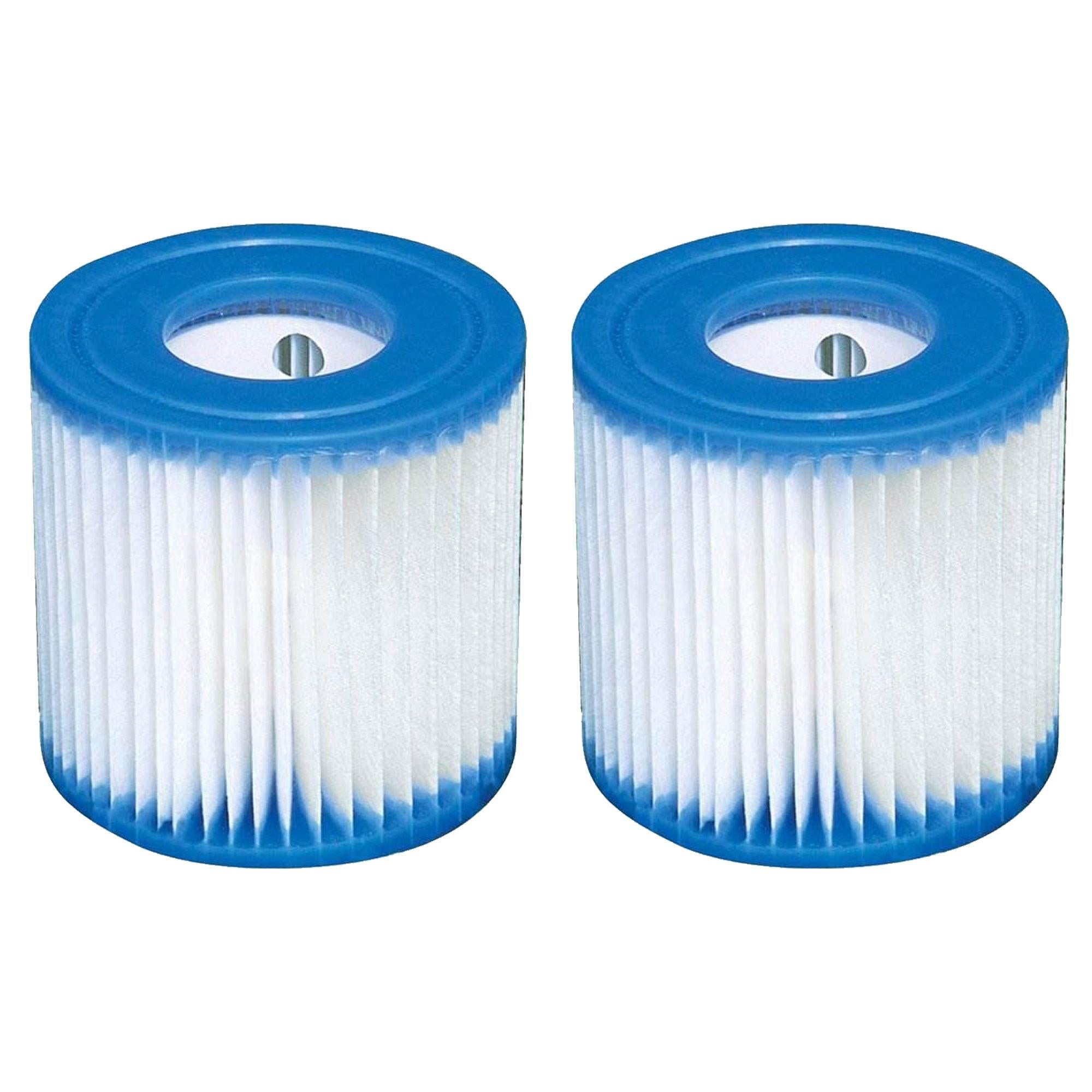 intex 12 ft x 30 in steel frame pool | cover | filter pump | h cartridge 2 pack