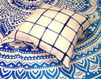 Black &amp; White Square Pillow, Tie Dye Cushions, Decorative Cotton Throw, Shibori Pillow Cases, Outdoor Cushion Cover 16x16, Bohemian Pillow Shams (50)