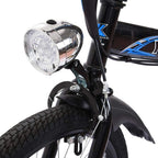 Urban Commuters for Adult Men Women Student,Leisure 20in 7 Speed City Folding Mini Compact Bike Bicycle with Headlight,44T Chainring,Alloy Handlebars,Outdoor Road Bike Mountain Bike for Men Women