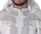 toor traders 3 layers mesh ventilated ultra breeze bee suit with fencing veil hood beekeeping hat - bee suits for men &amp; women professional &amp; beginner beekeeper.
