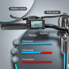 ANCHEER 20" 4.0 Fat Tire Electric Dirt Bikes, 20 inch 48V 500 Watt Adults Electric Bicycles Folding Ebike 12.5Ah 600Wh Battery LCD Display, Electric Beach Cuiser Snow Bike