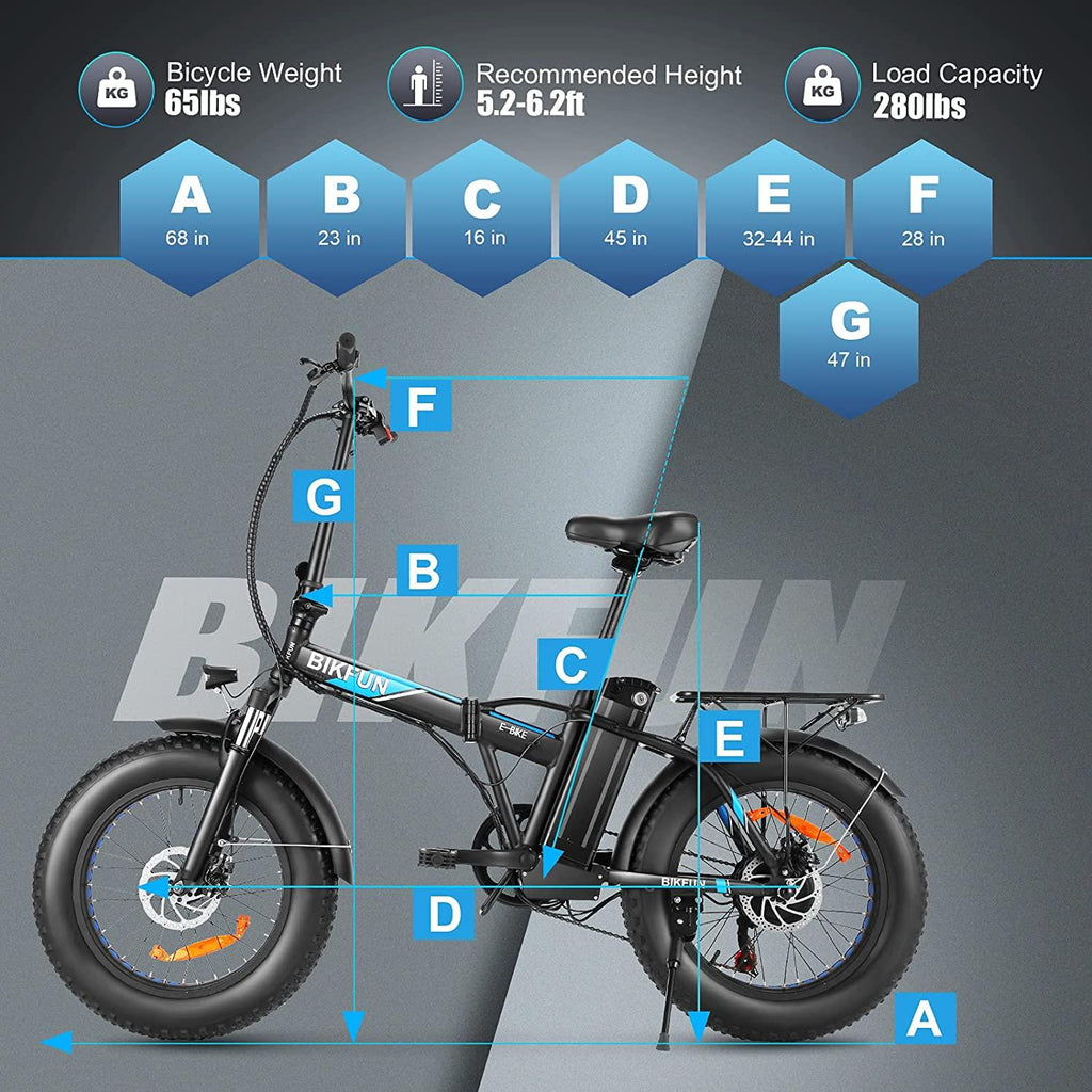 ANCHEER 20" 4.0 Fat Tire Electric Dirt Bikes, 20 inch 48V 500 Watt Adults Electric Bicycles Folding Ebike 12.5Ah 600Wh Battery LCD Display, Electric Beach Cuiser Snow Bike