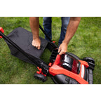V20 20 in Lawn Mower, 2 x 5Ah Batteries and 2 Chargers Included, High Effeciency Brushless Motor, Push Mower, Up to 50 Min of Runtime, Lightweight, Grass Bag, Low Profile (CMCMW220P2)