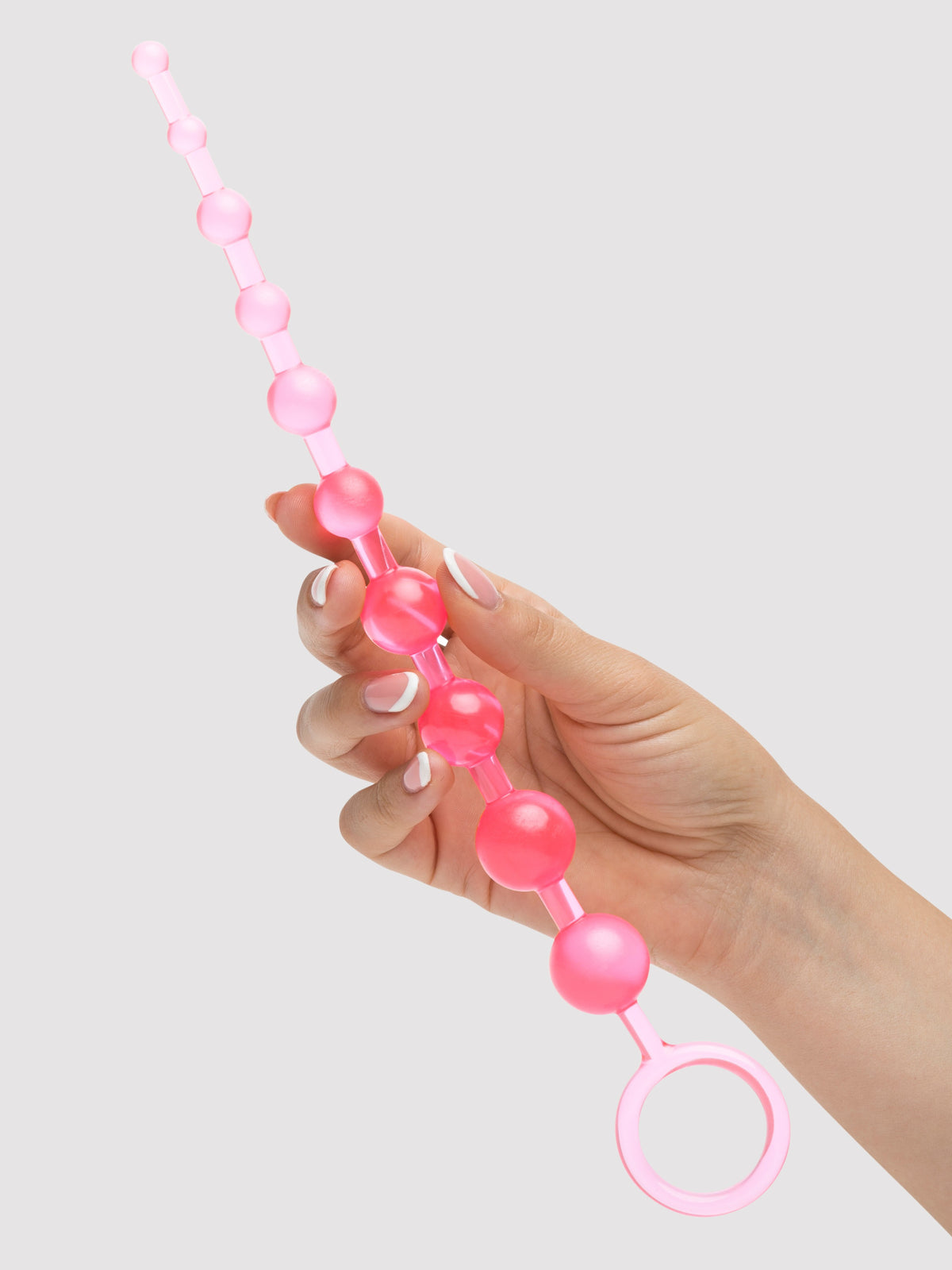 BASICS Anal Beads 10 Inch , Pink