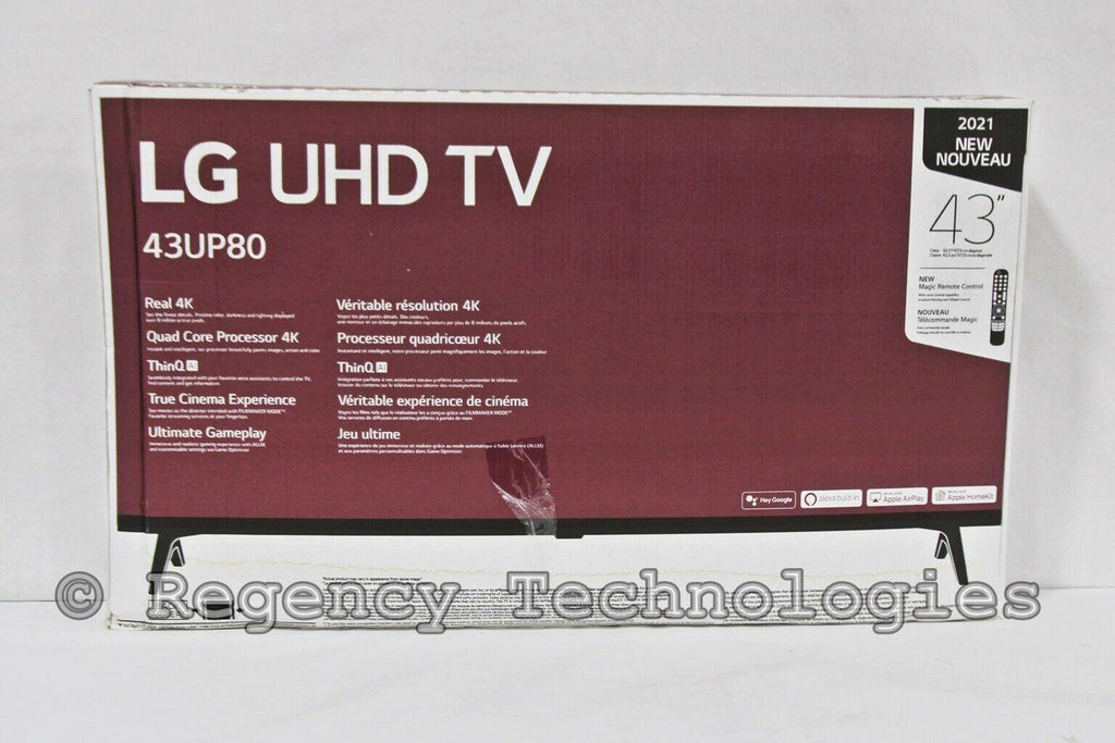 lg up8000 43" class hdr 4k uhd smart led tv | 43up8000pur | new