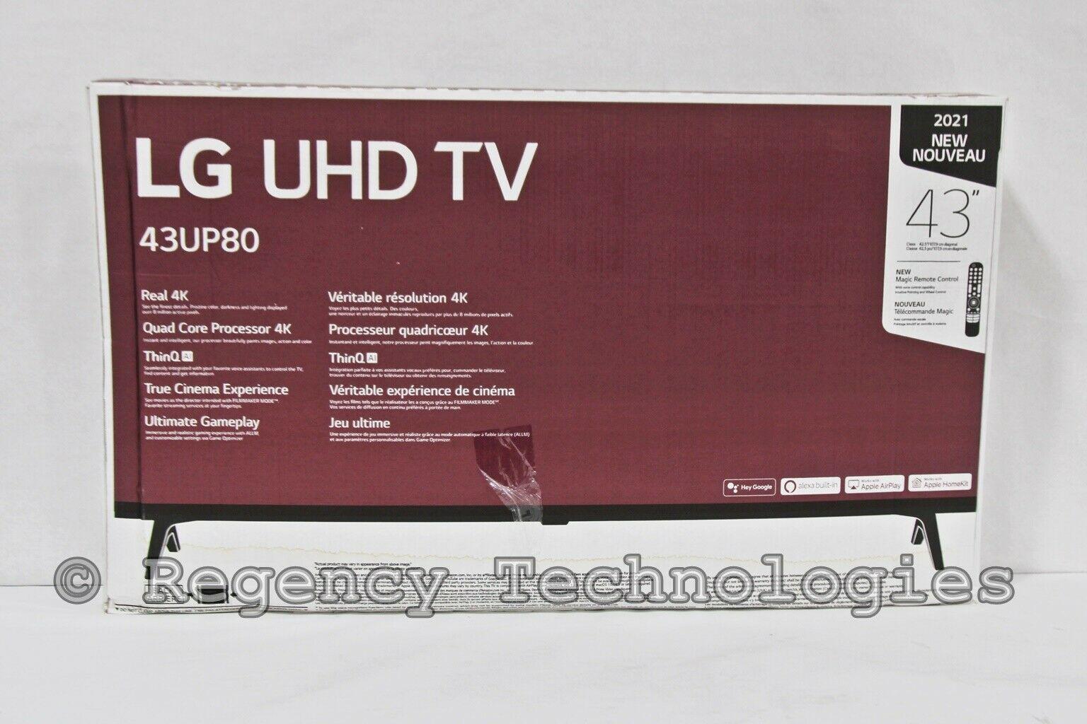 lg up8000 43" class hdr 4k uhd smart led tv | 43up8000pur | new