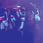 American DJ Eco UV Bar Plus IR Black Light with Chauvet DJ Hurricane 700 Fog Machine Package