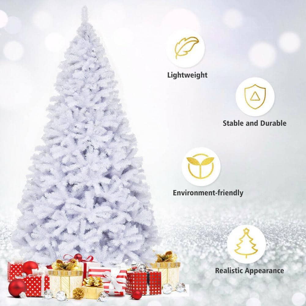 9 ft. Hinged Artificial Christmas Tree Premium Pine Tree 2132 Tips W/Metal Stand
