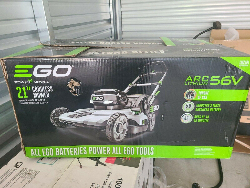 NEW EGO LM2101 21" Lithium Ion Battery Powered Push Lawn Mower w/ 5.0AH Battery