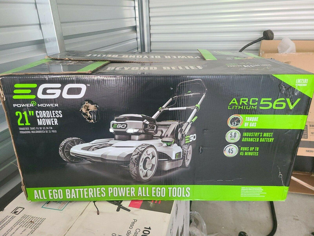 NEW EGO LM2101 21" Lithium Ion Battery Powered Push Lawn Mower w/ 5.0AH Battery