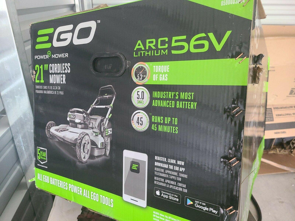 NEW EGO LM2101 21" Lithium Ion Battery Powered Push Lawn Mower w/ 5.0AH Battery