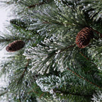 12 ft. Pre-Lit LED Sparkling Amelia Pine Artificial Christmas Tree With 1300 Warm White Micro Fairy Lights