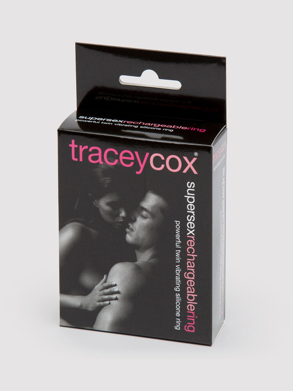 Tracey Cox Supersex Rechargeable Vibrating Love Ring, Black